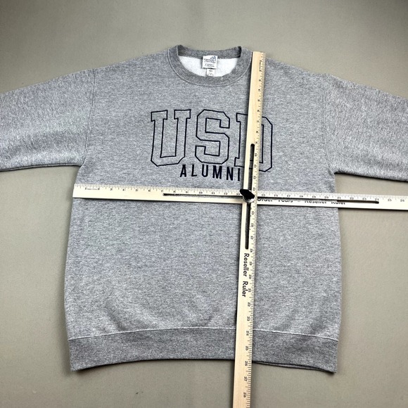 University Of San Diego Sweatshirt Adult Medium Gray USD College Toreros Alumni - Picture 7 of 10